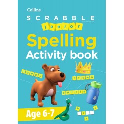 Scrabble Junior Spelling Activity Book Age 6-7