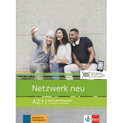 Netzwerk neu A2.1  Kurs- und Übungsbuch mit Audios und Videos