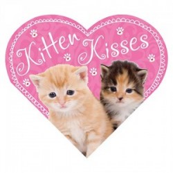 Heart Shaped Kitty Kisses
